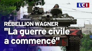 quotLa guerre civile a commencéquot  Wagner [upl. by Ahsimed674]