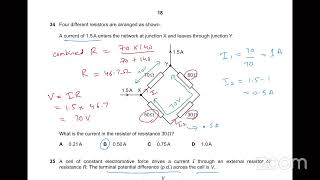 AS level Physics 9702 MayJune 2018 Paper 12 Past Paper Solution [upl. by Nihi]