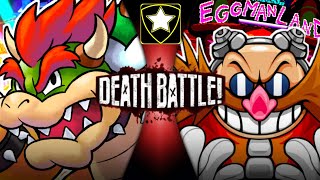 Bowser vs Eggman  Game Over  Lyrics Letras  DEATH BATTLE [upl. by Onaivatco43]