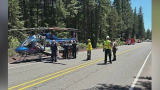 Elderly man rescued after 40 foot fall at Sahalie Falls [upl. by Maynard233]