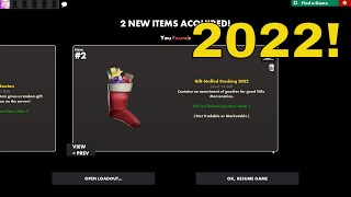 TF2 Opening GiftStuffed Stocking 2022 Smissmas Update [upl. by Aceissej766]