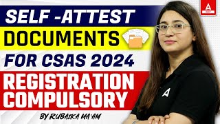 How to Self Attest a Document 📑 DU CSAS Portal Registration 2024  Must Watch [upl. by Gib711]