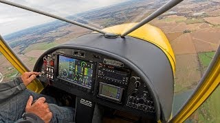 Sport pilot flying STOL CH 750 with SkyView glass panel [upl. by Dora670]