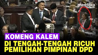 Reaksi Komeng di Tengah Ricuh Pemilihan Pimpinan DPD Usai Dilantik [upl. by Pulchi]