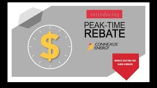 Connexus Peak Time Rebate [upl. by Assed709]