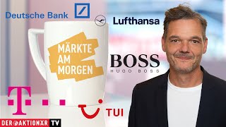 Märkte am Morgen Apple Boeing Nvidia Telekom Dt Bank Infineon Lufthansa TUI Hugo Boss [upl. by Vi]