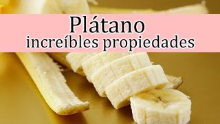 Platano propiedades la importancia del potasio [upl. by Chapin]