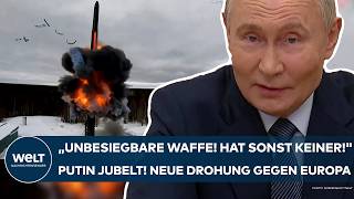 PUTINS KRIEG quotEine unbesiegbare Waffe Hat sonst keinerquot SuperRakete Neue Drohung gegen Europa [upl. by Ettedanreb]