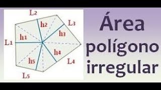 Área de polígonos irregulares [upl. by Suhploda]