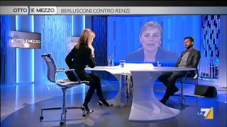 Otto e mezzo  Berlusconi contro Renzi Puntata 24042014 [upl. by Nojed224]