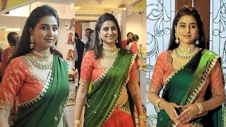 Actress Varshini Sounderajan Exclusive Visuals At ASIA Jewels Show In Hotel Taj Krishna [upl. by Sara-Ann]