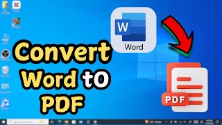 How to Convert Word Document Doc to PDF  how to convert pdf to word [upl. by Minoru]