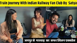 Train Journey With Indian Railway Fan Club By Satya  14865 Varanasi to Jodhpur Train 2nd AC [upl. by Adian413]