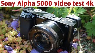 Sony alpha a5000 video test 4k 2021 sony a5000 video test low light in Hindi sony a6000 s6100 [upl. by Aidile]