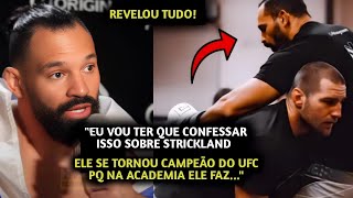 Michel Pereira SURPRENDE e FAZ REVELAÇÃOS SURPREENDENTES sobre TREINOS com Strickland após NOCAUTE [upl. by Alpheus]