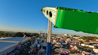 Warrior ride NEW  Onride POV 2  Mackay show 2023 [upl. by Gabor303]