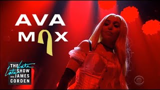 Ava Max  Sweet but Psycho The Late Late Show with James Corden [upl. by Camilla]