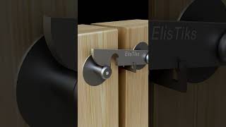 How Door Latch works  Door Latch Ideas  4 🔐 3D Animation latch doorlock short ytshorts [upl. by Eillil]