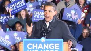 Obama cerró su campaña en Virginia con un discurso arrollador [upl. by Lorie]