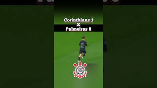 Corinthians 1x0 palmeiras jogodocorinthians futebol [upl. by Ardnued]