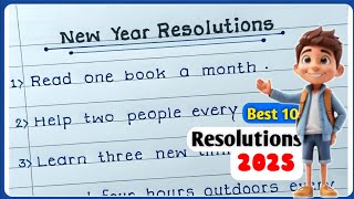 New Year Resolutions 2024 For Students  New Year resolutions 2024  resolutions newyear2024essay [upl. by Itoyj]