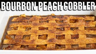 Make Bourbon Peach Cobbler for a perfect fall dessert [upl. by Lindly]