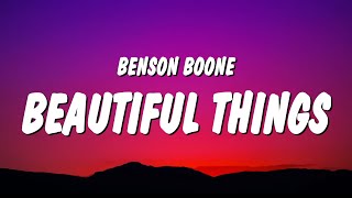 Benson Boone  Beautiful Things Lyrics [upl. by Kosel]