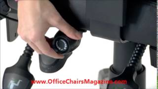 High Back Black Leather Executive Office Chair by Flash Furniture Review [upl. by Ttoile]