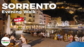 Sorrento Italy  Evening Walk NEW 4K60fps with Captions  Prowalk Tours [upl. by Narag998]