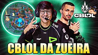 BACKDOOR do TIN e DYNQUEDO TROLA JOGO PERFEITO  CBLOL DA ZUEIRA [upl. by Nosduh329]