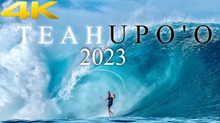 🔴ASMR Teahupoo The Ultimate Surfing Experience  April 2023 [upl. by Oyam]