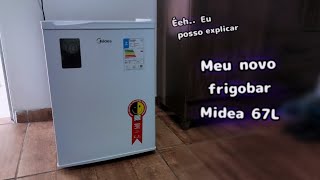 Tunando o setup com meu novo frigobar  Midea mdrd108fga011 [upl. by Lauber]