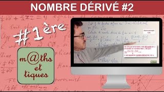 Calculer le nombre dérivé 2  Première [upl. by Arella643]