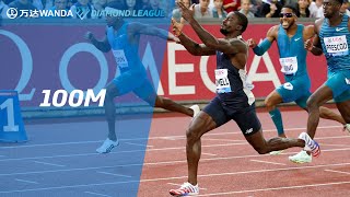 Trayvon Bromell wins first 100m Diamond Trophy at Wanda Diamond League Final 2022 [upl. by Nezam]