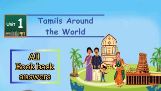 4th std social science book back answers term 3 Tamils around the world [upl. by Haraf]