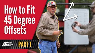 Pipefitting 101 How to Fit 45 Degree Offsets Part 1 – Tulsa Welding School [upl. by Deragon745]