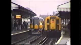 Trains In The 1990s  Basingstoke Class 47 Clagfest [upl. by Scevor]