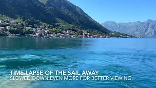 Regent Seven Seas Voyager  Cruise Day 5  Kotor Montenegro  Sail In and Sail Out [upl. by Cammie361]