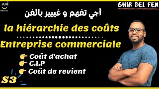 la comptabilité analytique séance 9 la hiérarchie des coûts cas dune entreprise commerciale [upl. by Eened730]