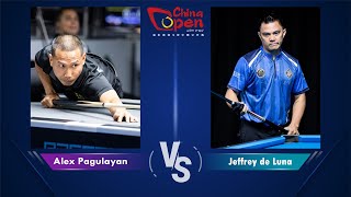 Alex Pagulayan vs Jeffrey de Luna｜2024 WPA World 9Ball China Open [upl. by Ojeillib]