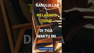 RASLULLAH MELARANG TIDUR DI 3 WAKTU INI [upl. by Esiahc]