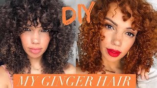 GINGER HAIR TRANSFORMATION DIY [upl. by Carmelina]