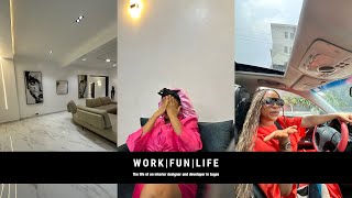 Vlog Life of a contractor  New boho braids  home project delivery￼  showing kindness [upl. by Sinnal]