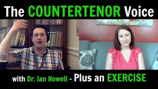 THE COUNTERTENOR VOICE with Dr Ian Howell  plus an EXERCISE [upl. by Mace]