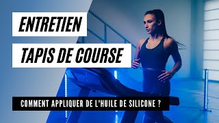 Comment appliquer lhuile de silicone sur le tapis de course   PROUNOL TREADMILL OIL [upl. by Sanbo]