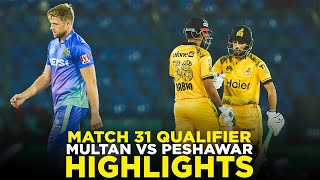 PSL 9  Full Highlights  Multan Sultans vs Peshawar Zalmi  Match 31  Qualifier  M2A1A [upl. by Rosabel]