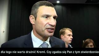 Witalij Kliczko o polityce w Polsce i na Ukrainie Będziesz zaskoczony [upl. by Adnilra956]