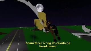 Como voar com o cavalo no brookhaven Bug do Cavalo Brookhaven Rp [upl. by Zosi]