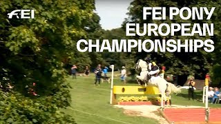 RELIVE  Eventing CrossCountry  FEI Pony European Championships 2018 [upl. by Enyrehtak]