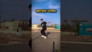 Sweep kick tutorial tigershroff explore new kick fitness [upl. by Elorak]